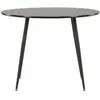 Image de Plaza table de salle à manger Ø100 cm noir.