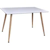 Image de Polar table de salle à manger 75x120 cm blanc.