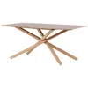 Image de Piazza table de salle à manger 90x180 cm mocca.