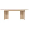 Image de Tyresö table de salle à manger 100x220 cm blanchi.