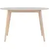 Image de Flora table à manger Ø120cm whitewash.