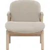 Image de Rile fauteuil beige, whitewash.