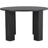 Image de Juno table de salle à manger Ø120cm noir.