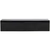 Image de Fristad meuble tV 2 tiroirs muraux noir.