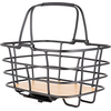 Image de Atranvelo System Panier DUO 44x26x36 cm, 27ltr, incl. système AVS, noir/naturel