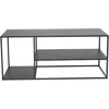 Image de Staal Table d'angle avec plateau 120x50 cm, noir.