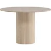 Image de Bianca Table de salle à manger Ø110cm, plaqué chêne.