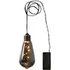 Image de Star Trading Suspension Led 'glow', Piles Et Minuterie, Fil Lumineux, Noir, 13 Cm
