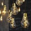Image de Guirlande lumineuse LED de fête Glow - 10x 5 LED blanc chaud - ampoules transparentes - L : 3,6m - pour l'intérieur