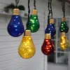 Image de Guirlande lumineuse LED de fête Glow - 10x5 LED blanc chaud - L : 3,6m - ampoules multicolores - pour l'intérieur