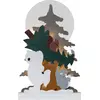 Image de Star Trading, Guirlande lumineuse "Forêt des amis", Décoration colorée, IP20, 6 heures (fonctionnement), 18 heures (autonomie), 10 pièces.