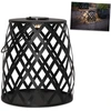 Image de Star Trading Lanterne solaire à LED "Calabria" métal noir, env. 18,5x20 cm 481-84