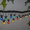 Image de Guirlande lumineuse LED CIRCUS - 20 petites boules colorées - filament LED - 8,8m - transfo inclus - extérieur