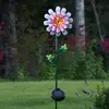 Image de Bâtonnet solaire à LED « Pink Daisy », pâquerette, rose