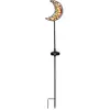 Image de Piquet solaire à LED « Linny », Lune, LED néon plat, bronze
