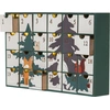 Image de Calendrier de l'Avent Forest Friends en bois, 24 tiroirs, L 38 cm
