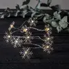 Image de Guirlande lumineuse de Noël Izy 10 LED Flocon de neige L 135cm