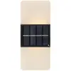 Image de Applique solaire Wally Frost blanc H 14cm 2 modes