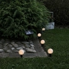 Image de Best Season Guirlande lumineuse solaire à LED "BallsCombo" 6 pièces couleur blanc chaud, à suspendre ou à enficher, env. 5m, out, 477-57