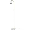 Image de Belid Deluxe - Lampadaire 1 Lumière Blanc, Laiton
