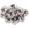 Image de Plafonnier Gross argenté fumé 3xG9x4W, verre, dimensions : 20x30x30 cm, IP20, par Rydens