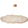 Image de Suspension LED Hayden dorée 20 W, blanc chaud, 1900 lm, métal, dimensions : 37 x 115 x 50 cm, IP20, par Rydens