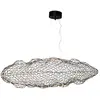 Image de Lustre LED Hayden doré et noir 20 W, blanc chaud, 1900 lm, métal, dimensions : 157 x 115 x 50 cm, IP20, par Rydens