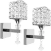 Image de 2x) Applique Murale Rétro Lampe Murale Moderne E27, Angle Réglable , Applique Murale À Cage Métallique, Éclairage D'Intérieur
