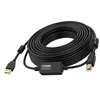 Image de Vision TC 10MUSB+/BL/2 câble USB USB 2.0 10 m USB A USB B Noir - Neuf
