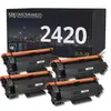 Image de Pack 4 toners compatibles BROTHER TN-2420 noir - Neuf