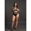 Image de Ensemble 2 pièces avec soutien-gorge noir Duo Net