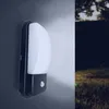 Image de Applique Murale Noire Extérieure Led Ip65 20w Avec Détecteur De Mouvement - Blanc Froid 6000k - 8000k Silamp