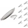 Image de Lot de 10 - Spot LED encastrable rond 12 W en aluminium - Blanc chaud 2300 K - 3500 K
