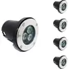 Image de Spot LED Encastrable Extérieur IP65 220V Sol 3W 80° (Lot de 5) - Blanc Neutre 4000K - 5500K