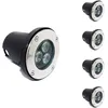 Image de Spot Led Encastrable Extérieur Ip65 220v Sol 3w 80° (lot De 5) - Blanc Neutre 4000k - 5500k - Silamp
