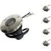 Image de Pack de 5 - Spot Extérieur Encastrable LED IP65 220V Sol 3W 45° - Blanc Froid 6000K - 8000K