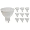 Image de Silamp - Ampoule Led Gu5.3 / Mr16 12v 8w Smd 80° (pack De 10) - Blanc Froid 6000k - 8000k