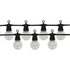 Image de Guirlande Guinguette Led 13m 20pcs 6w Ip65 Monocouleur - Câble Noir - Blanc Froid 6000k - 8000k Silamp