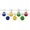 Image de Guirlande Guinguette LED 13M 20pcs 6W IP65 Multicolore - Câble Blanc