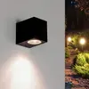 Image de Applique Murale Noire LED Rectangulaire IP44 pour ampoules GU10
