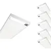 Image de Pack de 6 - Kit Saillie BLANC pour Panneau LED 120x30 Slim