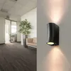 Image de Applique Murale Noire Led Ip44 Pour 2 Ampoules Gu10 - Silamp