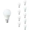 Image de Silamp - Ampoule Led B22 9w 220v A60 180° (pack De 10) - Blanc Neutre 4000k - 5500k