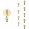 Image de Silamp - Ampoule Led E14 Filament 4w G45 (pack De 10) - Blanc Chaud 2300k - 3500k