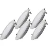 Image de Pack de 5 - Spot LED Extra Plat Rond 24W Blanc - Blanc Froid 6000K - 8000K