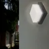 Image de Silamp - Applique Murale Noire Carrée Led 12w Ip65 - Blanc Chaud 2300k - 3500k