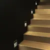 Image de Balise LED saillie Carré 2W 220V 55° Noire IP65 pour Escalier - Blanc Neutre 4000K - 5500K