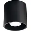 Image de Plafonnier Noir pour Ampoule GU10