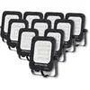 Image de Pack de 10 - Projecteur LED Extérieur SMD 10W IP65 Noir - Blanc Chaud 2300K - 3500K