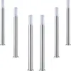 Image de Pack de 6 - Borne Extérieure 100cm 220V IP65 ARGENT pour Ampoule E27